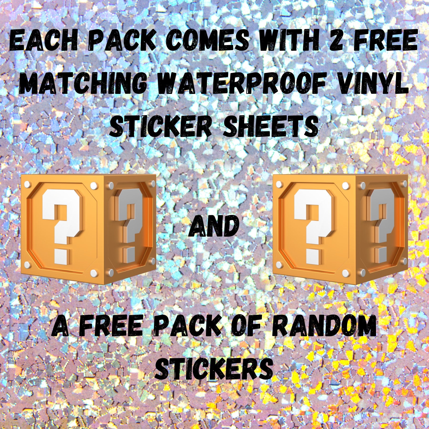 Funny Holographic Sticker Pack for Adults