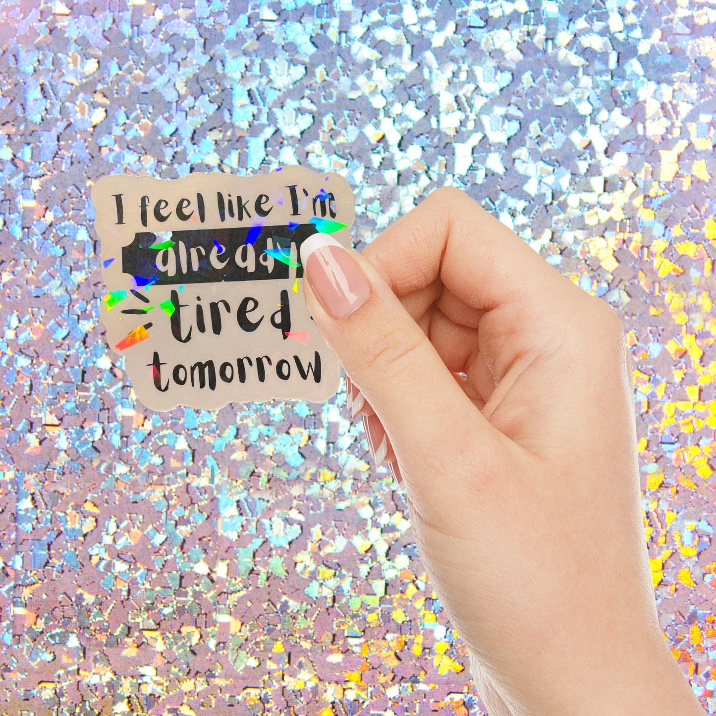 Funny Holographic Sticker Pack for Adults