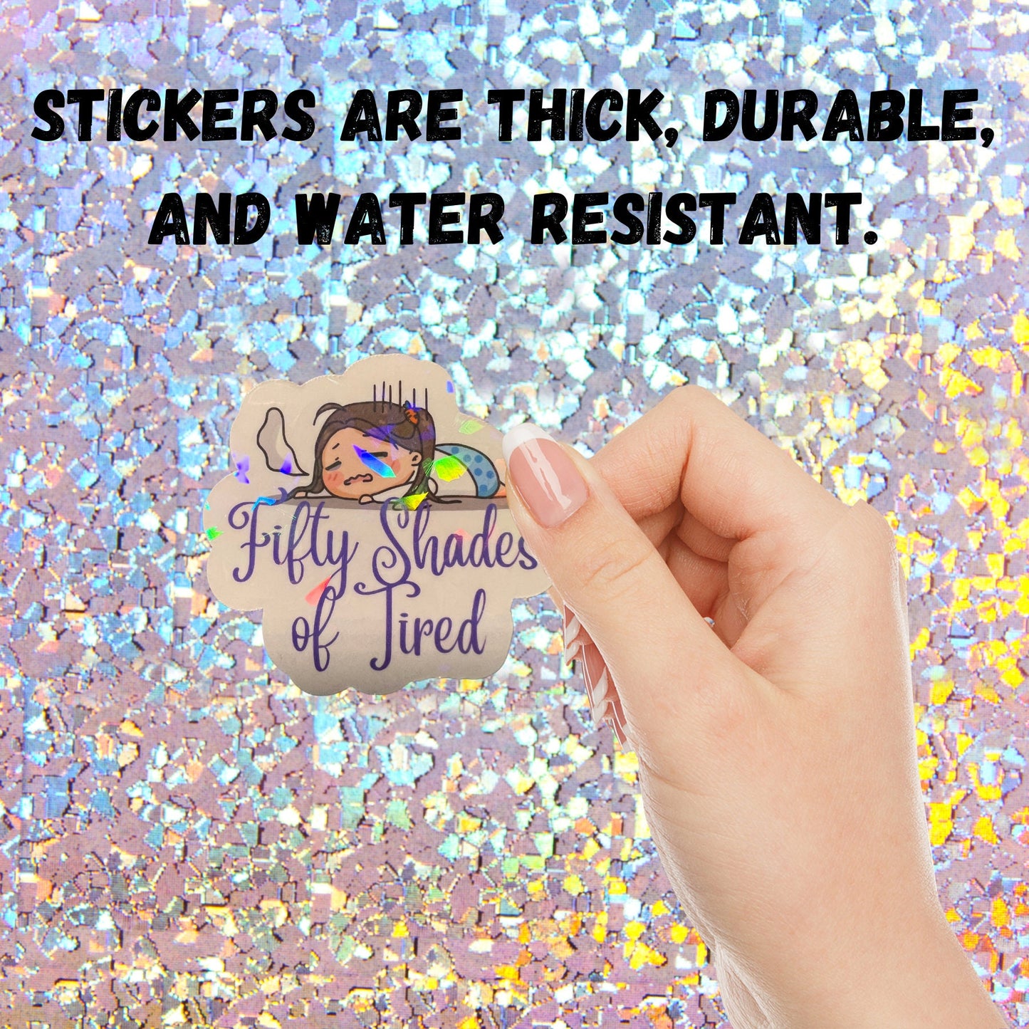 Funny Holographic Sticker Pack for Adults