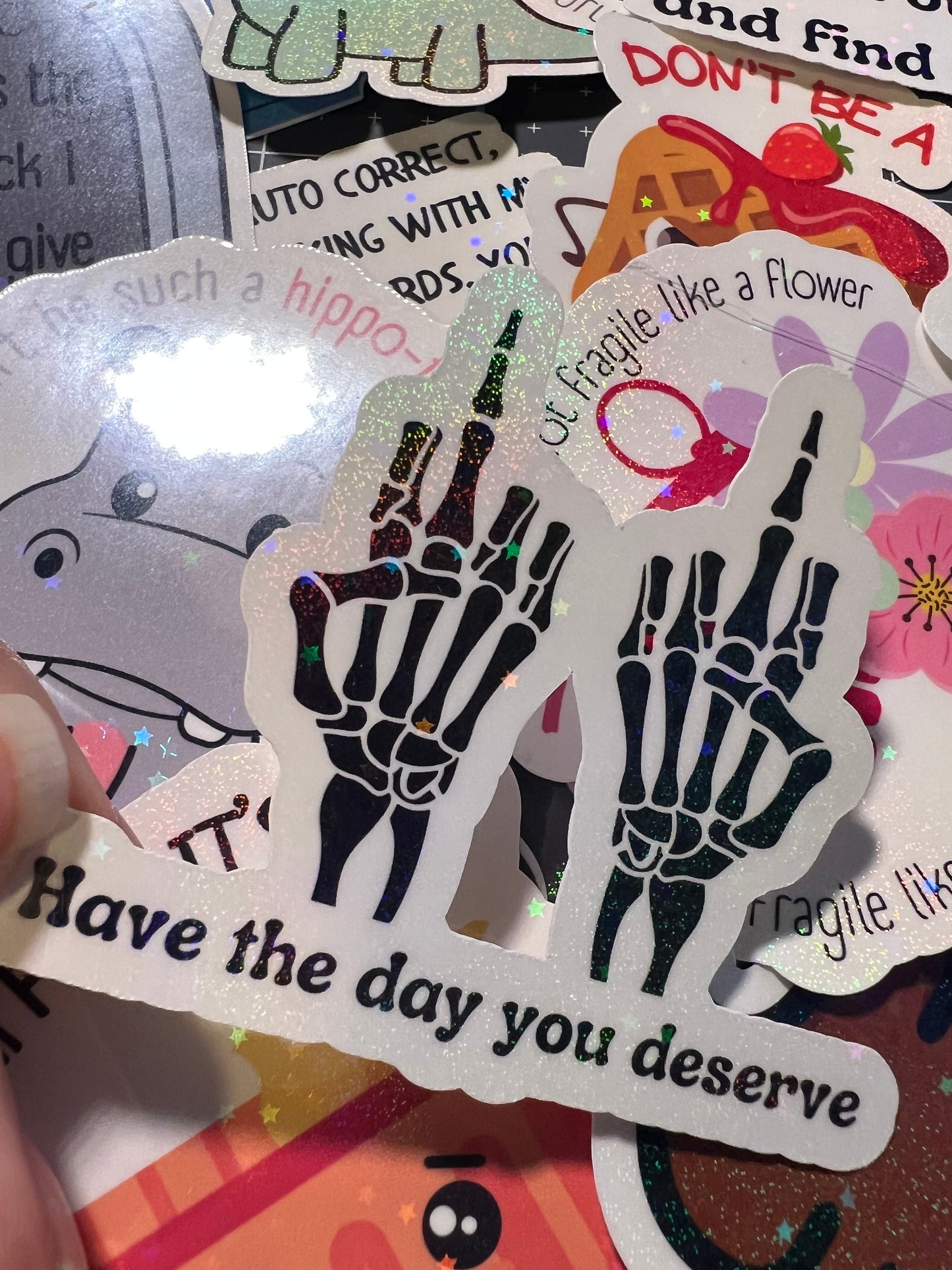 Funny Swear Word Stickers - 15 Adult Humor Stickers - Cursing Stickers for Adults - Adult Sticker Pack